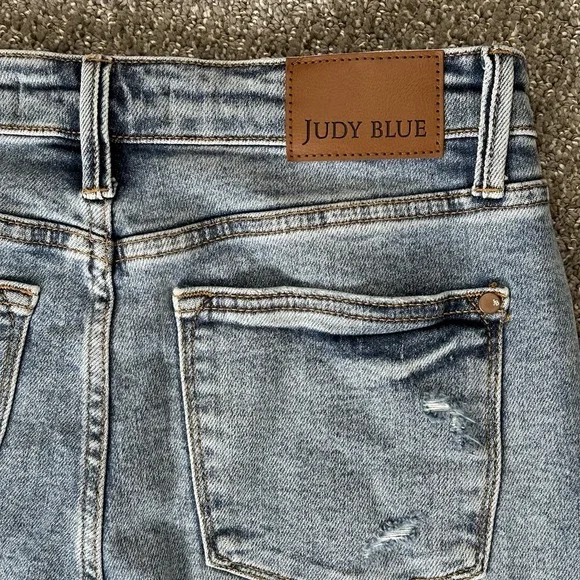 Judy Blue Something New CrossOver Hi-Rise Dad Jeans~Women's 7/28 - Picture 9 of 15